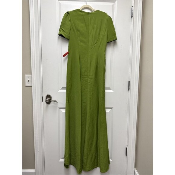 New Mac Duggal Size 10 Green 2630 Embellished Cut Out Gown Dress Prom Cocktail - Picture 8 of 11